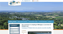 Desktop Screenshot of camping-locronan.fr